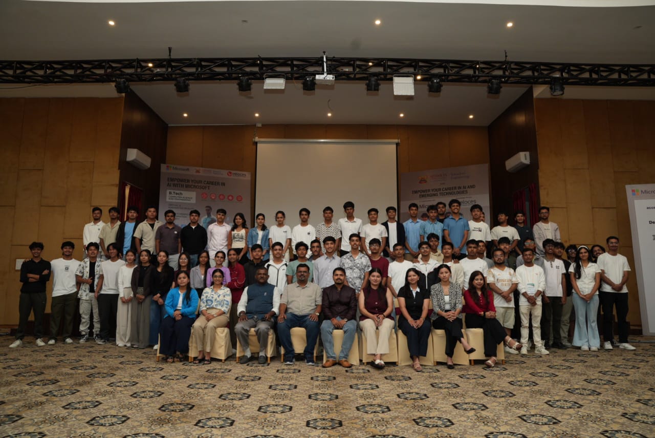 Students participating in Microsoft Office Specialist Championship
